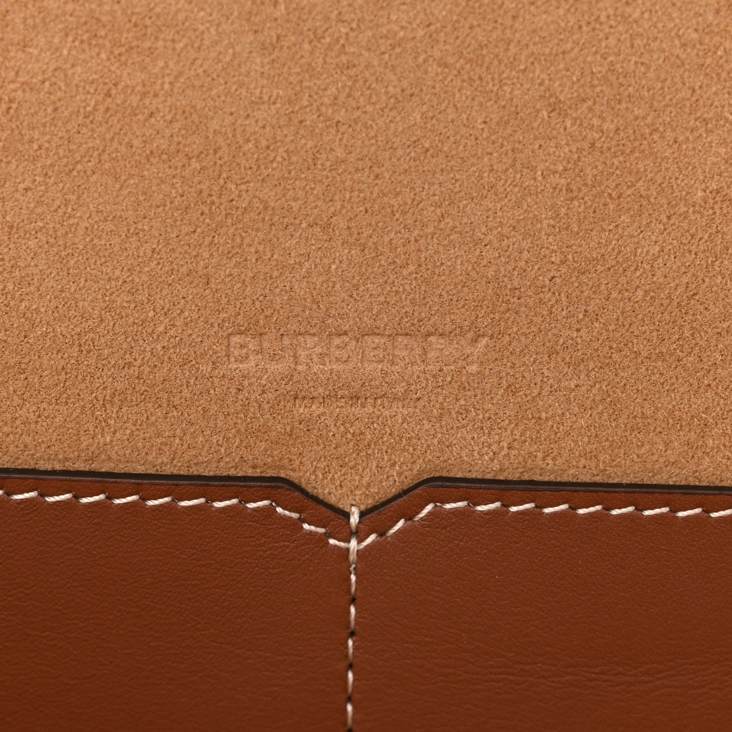 Soft Calfskin Mini Pocket Cabas Tote Tan