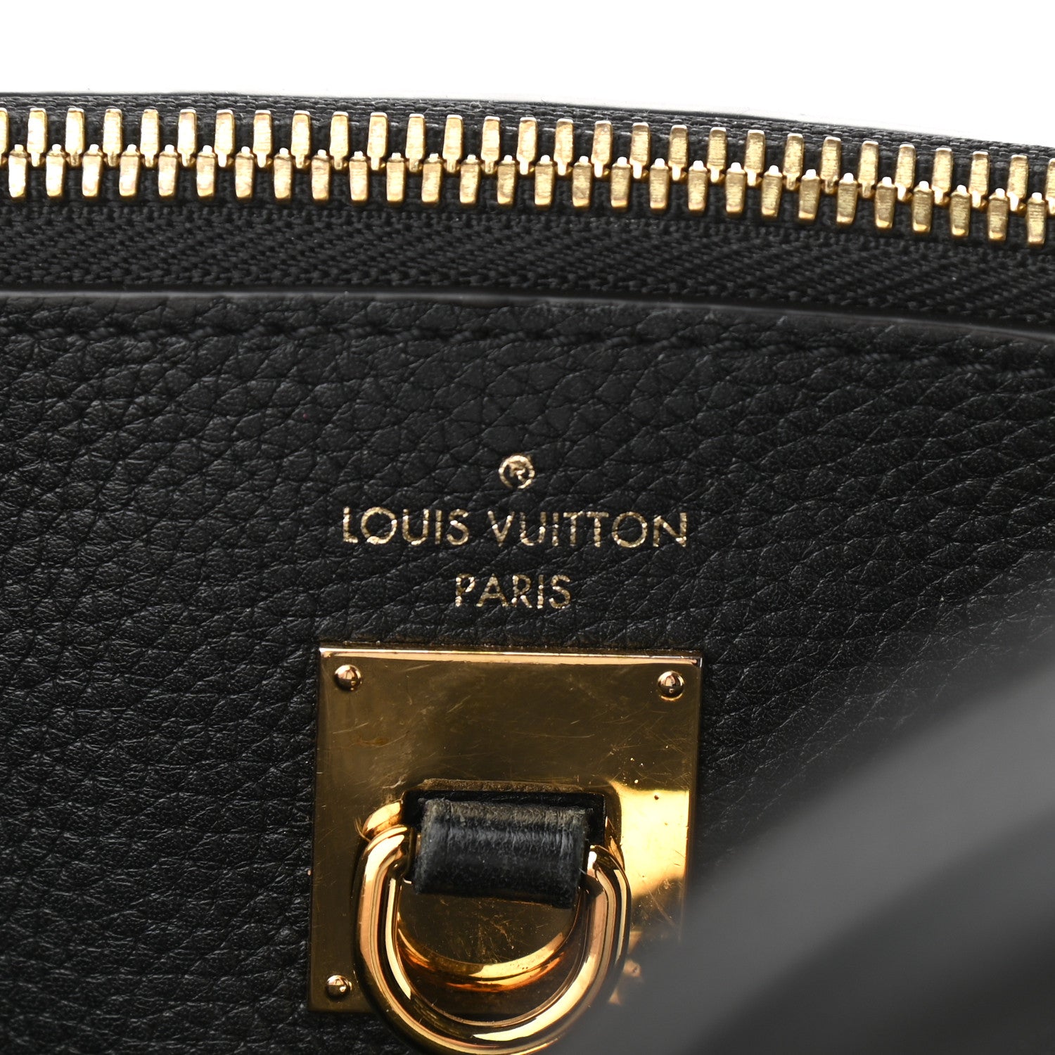 Louis Vuitton Taurillon City Steamer MM Kaki Black 5 of 15