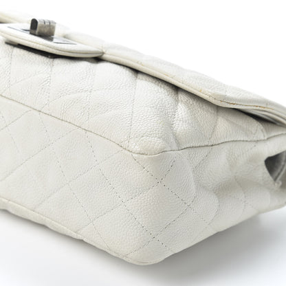 Chanel Caviar Quilted 2.55 Reissue 225 Bijoux Chain Flap White 6 of 10