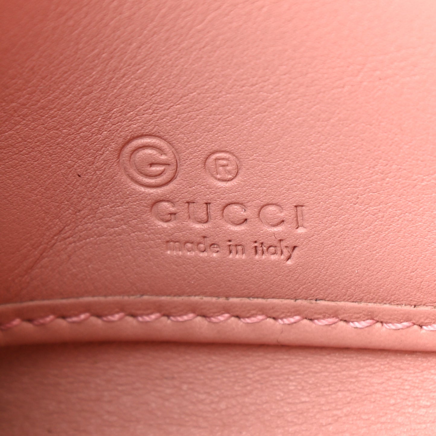 Microguccissima Zip Around Wallet Soft Pink