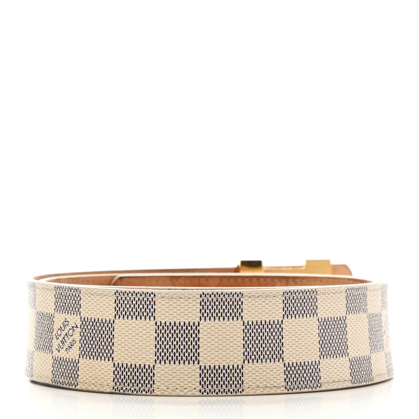 Damier Azur 40mm LV Initiales Belt 85 34