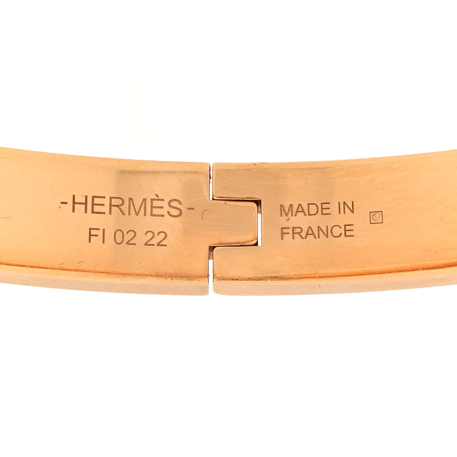 Hermes Enamel Mini Clic Chaine d'Ancre Bracelet PM Rose Candeur 4 of 4