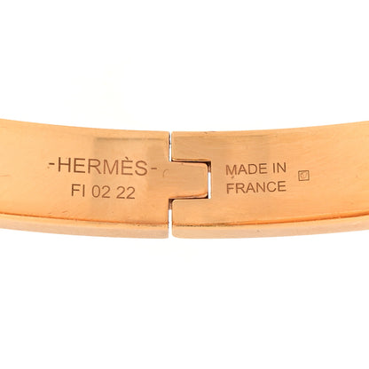 Hermes Enamel Mini Clic Chaine d'Ancre Bracelet PM Rose Candeur 4 of 4