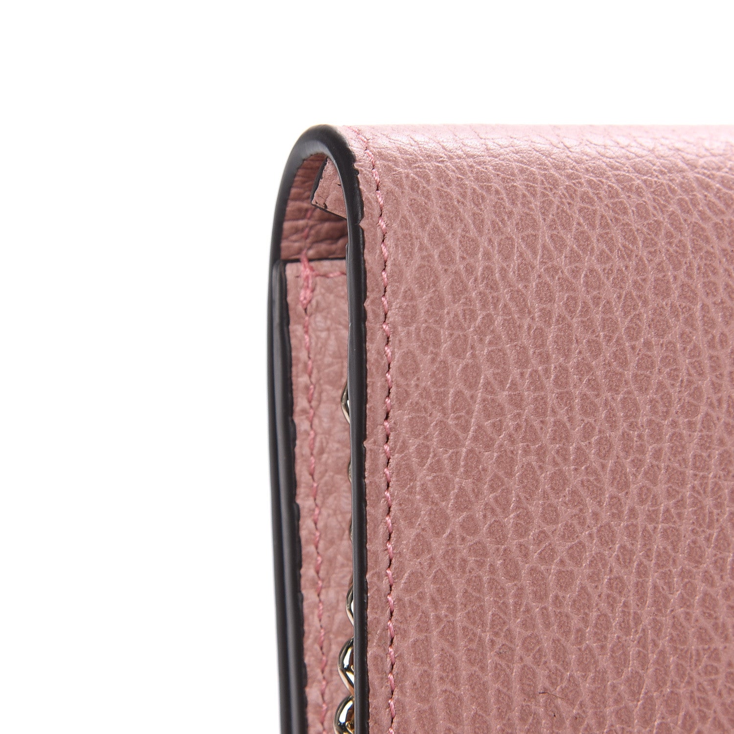 Gucci Dollar Calfskin Medium Betty Chain Wallet Soft Pink 7 of 9