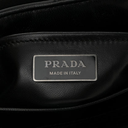 Prada Nappa Triangle Stitched Small Spectrum Bag Black 6 of 10