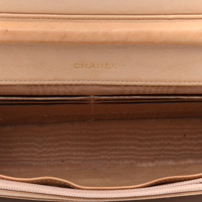 Chanel Caviar Timeless CC Wallet on Chain WOC Beige 5 of 22