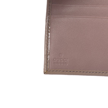 Gucci Patent Microguccissima Nice French Flap Wallet Dark Cipria 6 of 8