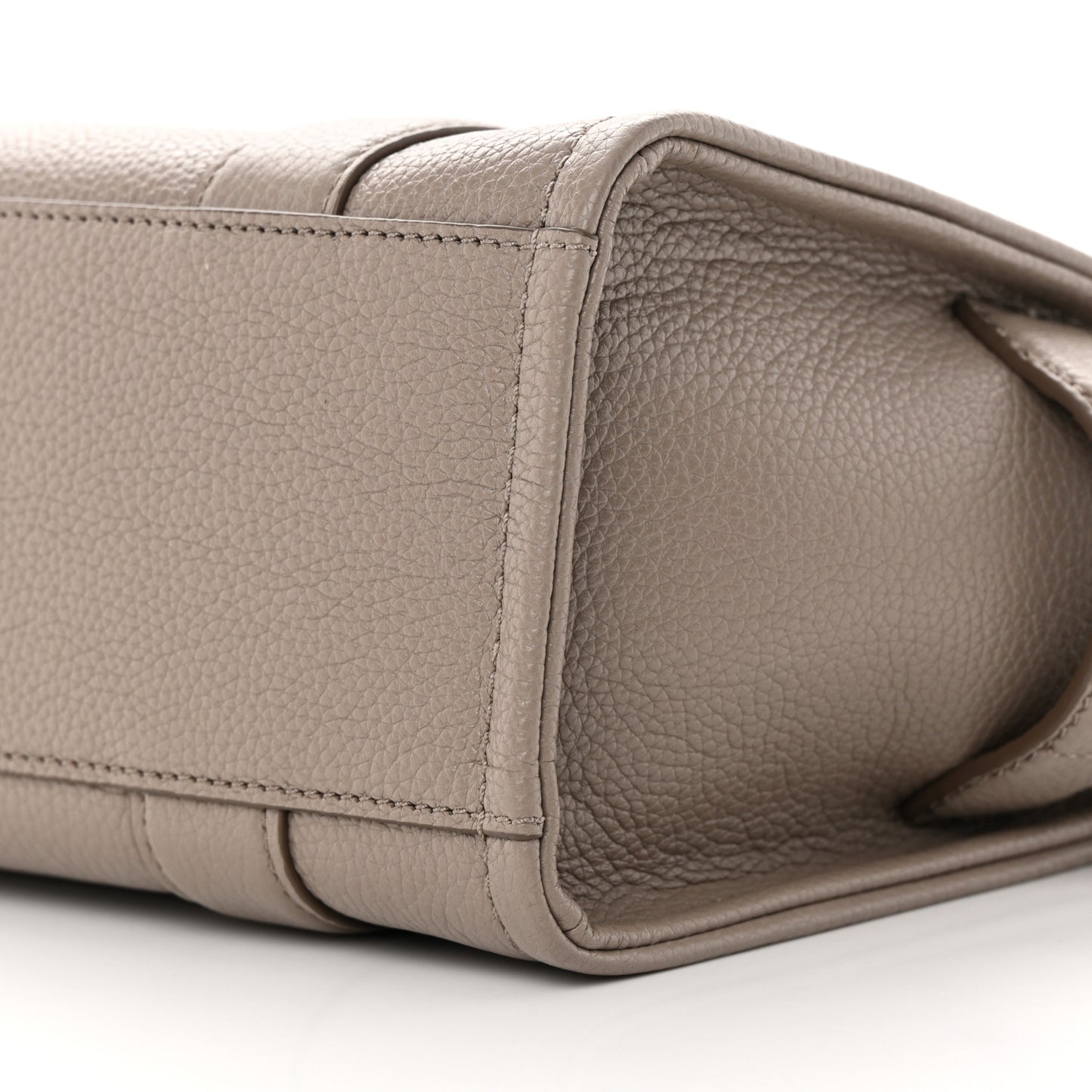 Grained Calfskin Mini The Tote Bag Cement