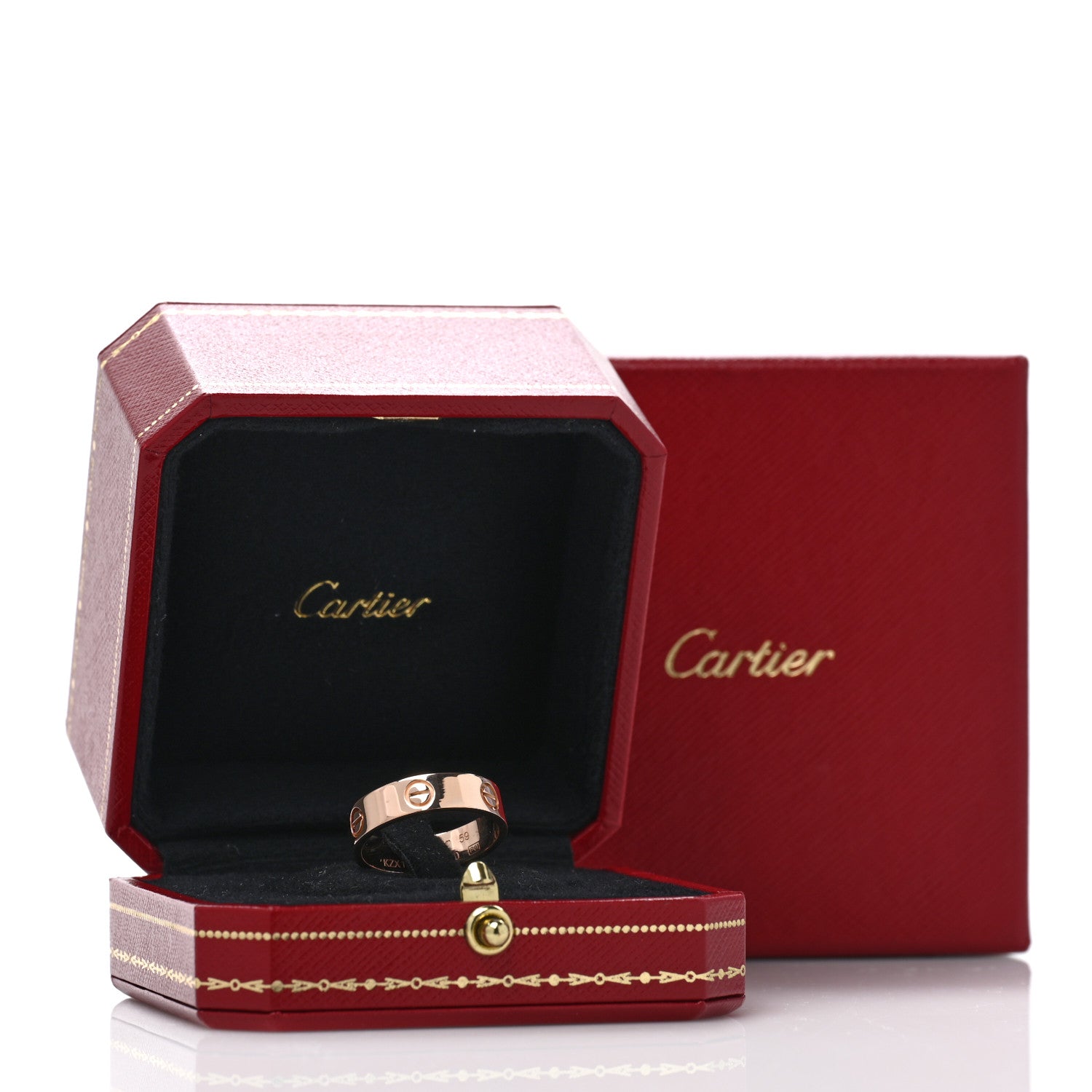 Cartier 18K Pink Gold 5.5mm LOVE Ring 59 8.75 5 of 5