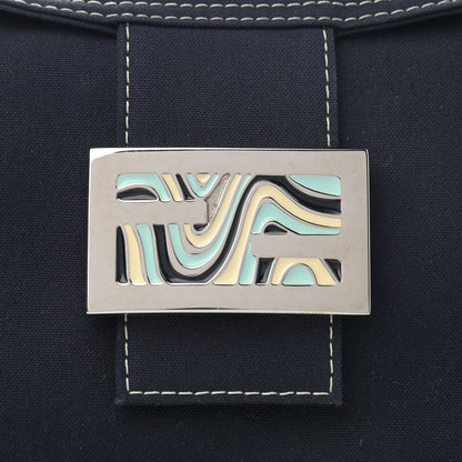 Fendi Denim Baguette Blue 9 of 9