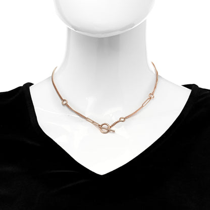 Hermes 18K Rose Gold Echappee Necklace ST 2 of 5