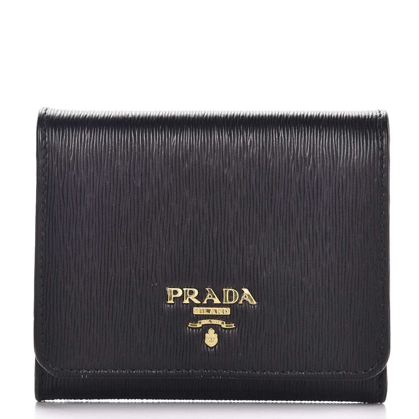 Vitello Move Trifold Wallet Nero Black