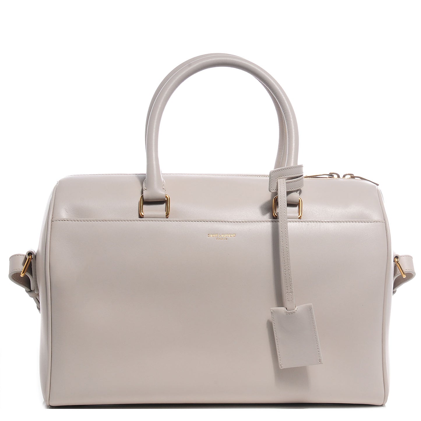 Calfskin Classic Duffle 6 Dove White