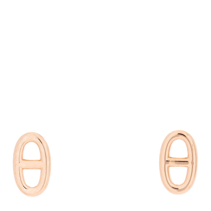 Hermes 18K Rose Gold TPM Farandole Stud Earrings 1 of 5