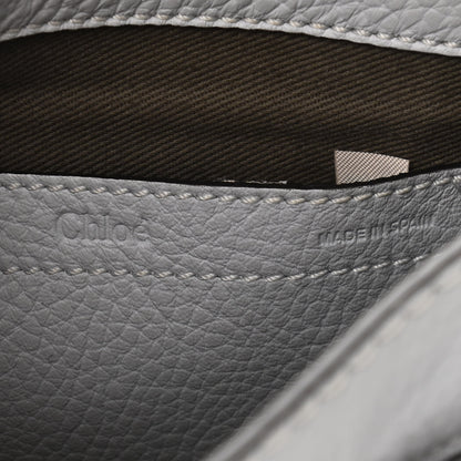 Chloe Calfskin Marcie Round Crossbody Bag Light Cloud 6 of 11