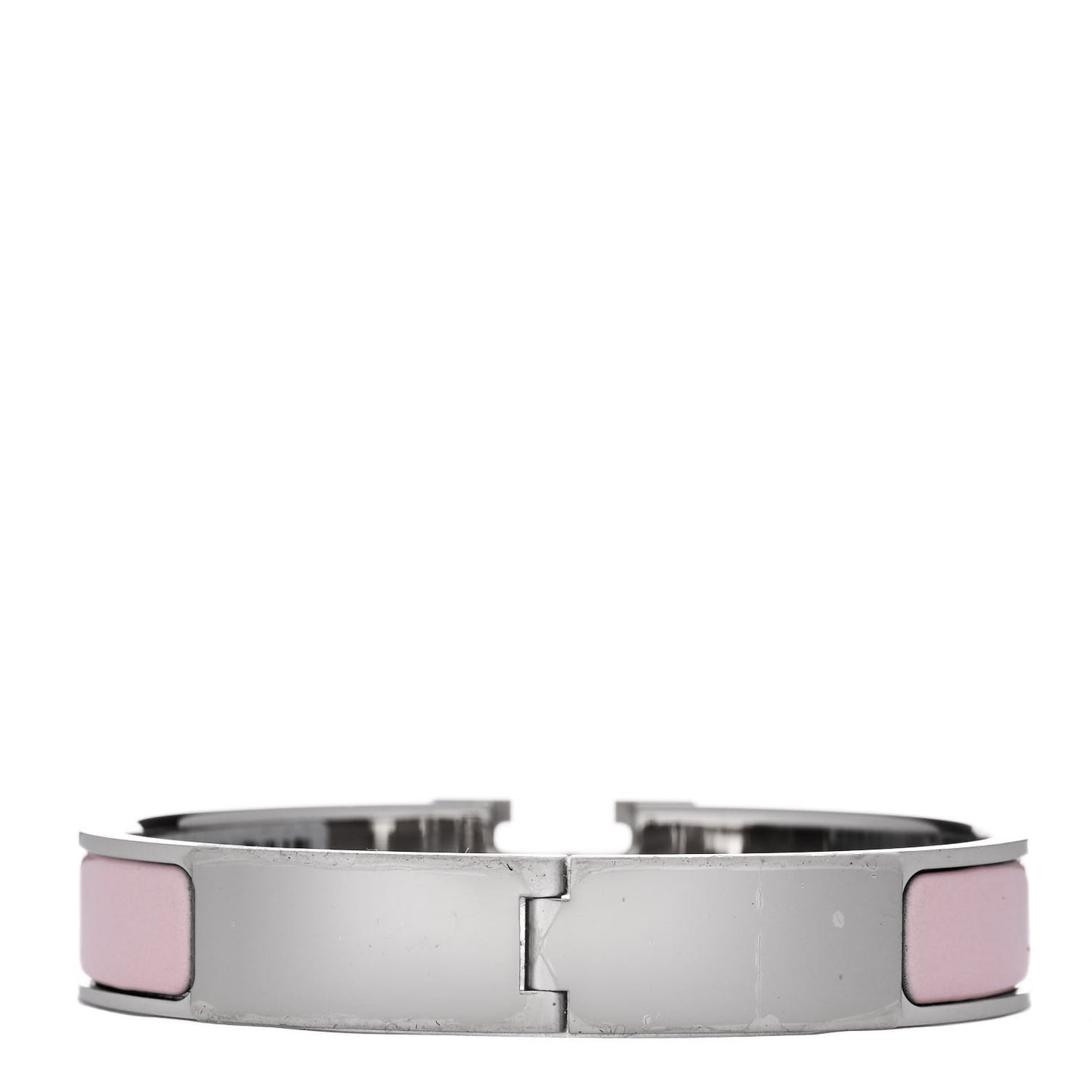 Enamel Narrow Clic Clac H Bracelet Rose Dragee