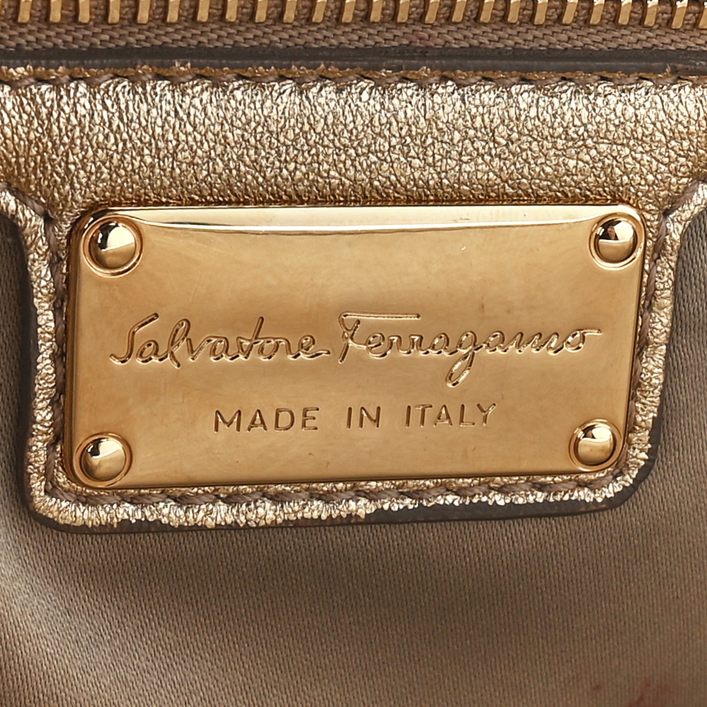 Glitter Vara Bow Flap Crossbody Gold