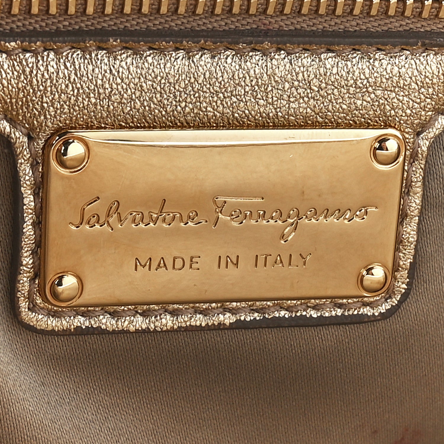 Salvatore Ferragamo Glitter Vara Bow Flap Crossbody Gold 6 of 12