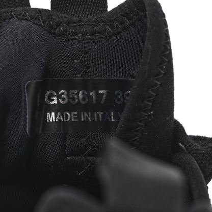 Chanel Velvet Calfskin Mixed Fibers CC Sneakers 39.5 Black 7 of 7