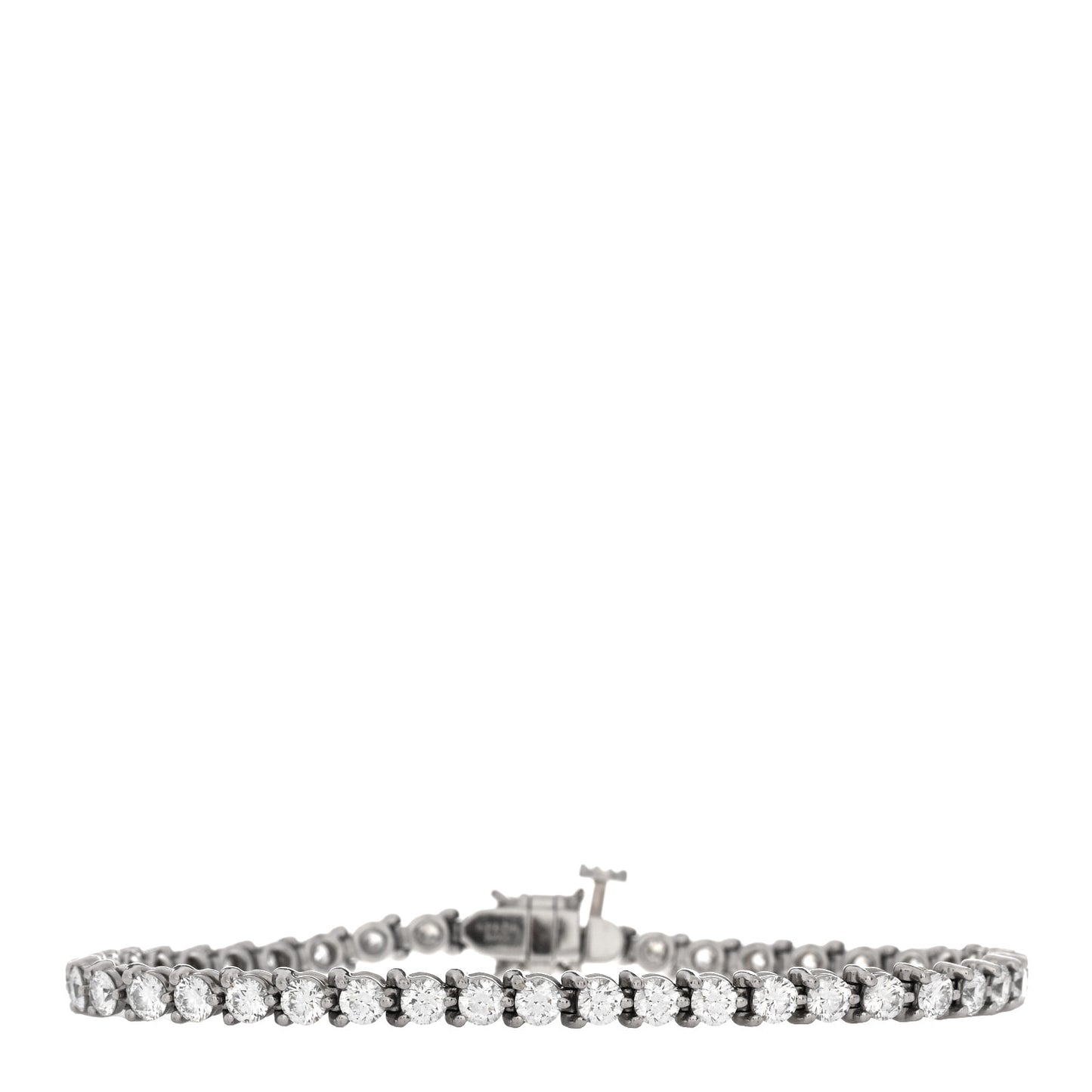 Platinum Diamond 4.49ctw Victoria Tennis Bracelet