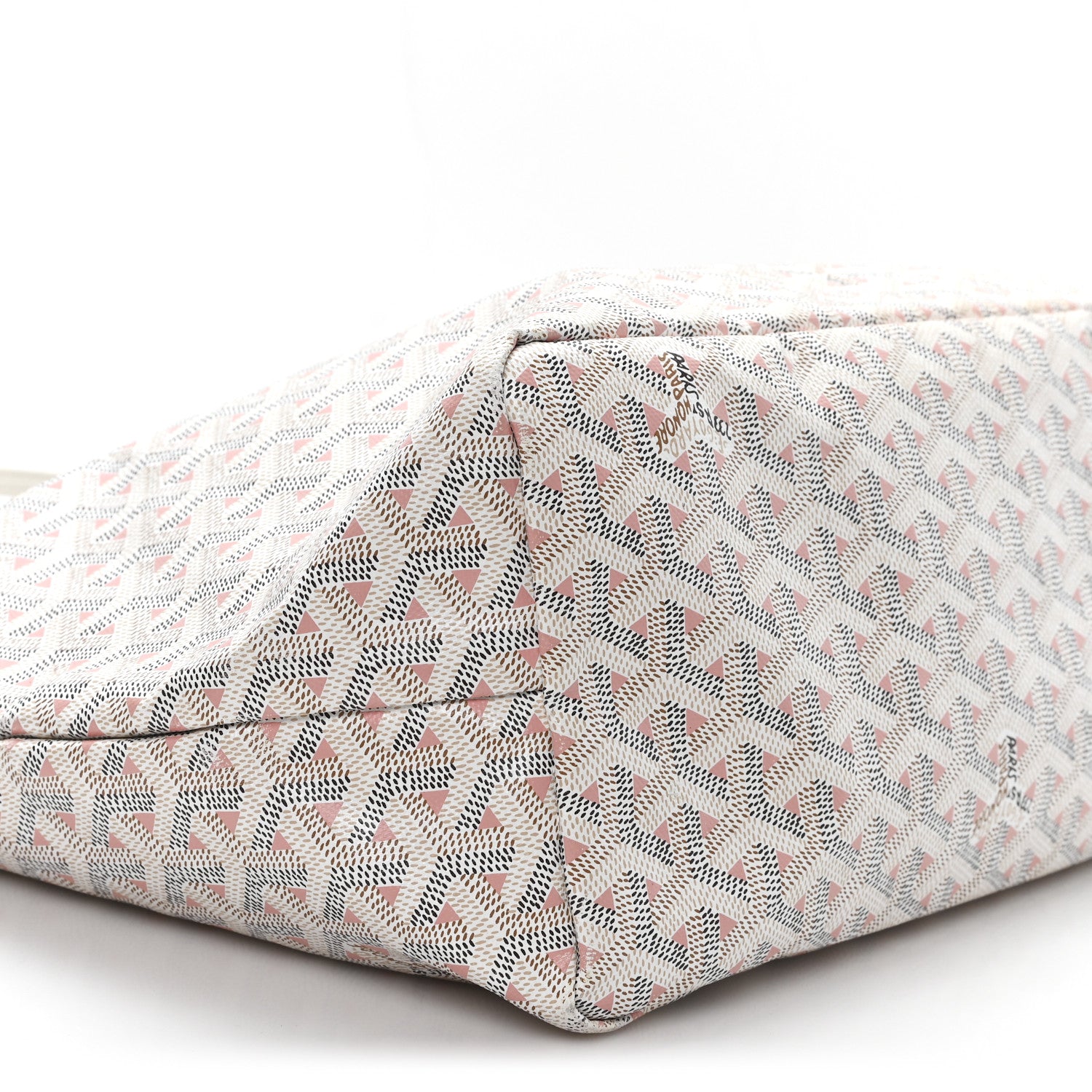 Goyard Goyardine Saint Louis Claire Voie PM White Pink 10 of 11