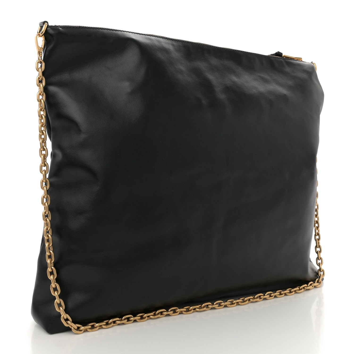 Miu Miu Soft Calf Softy Shoulder Bag Black 1738292 – FASHIONPHILE