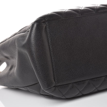 Chanel Caviar Quilted Grand Shopping Tote GST Black 8 of 10