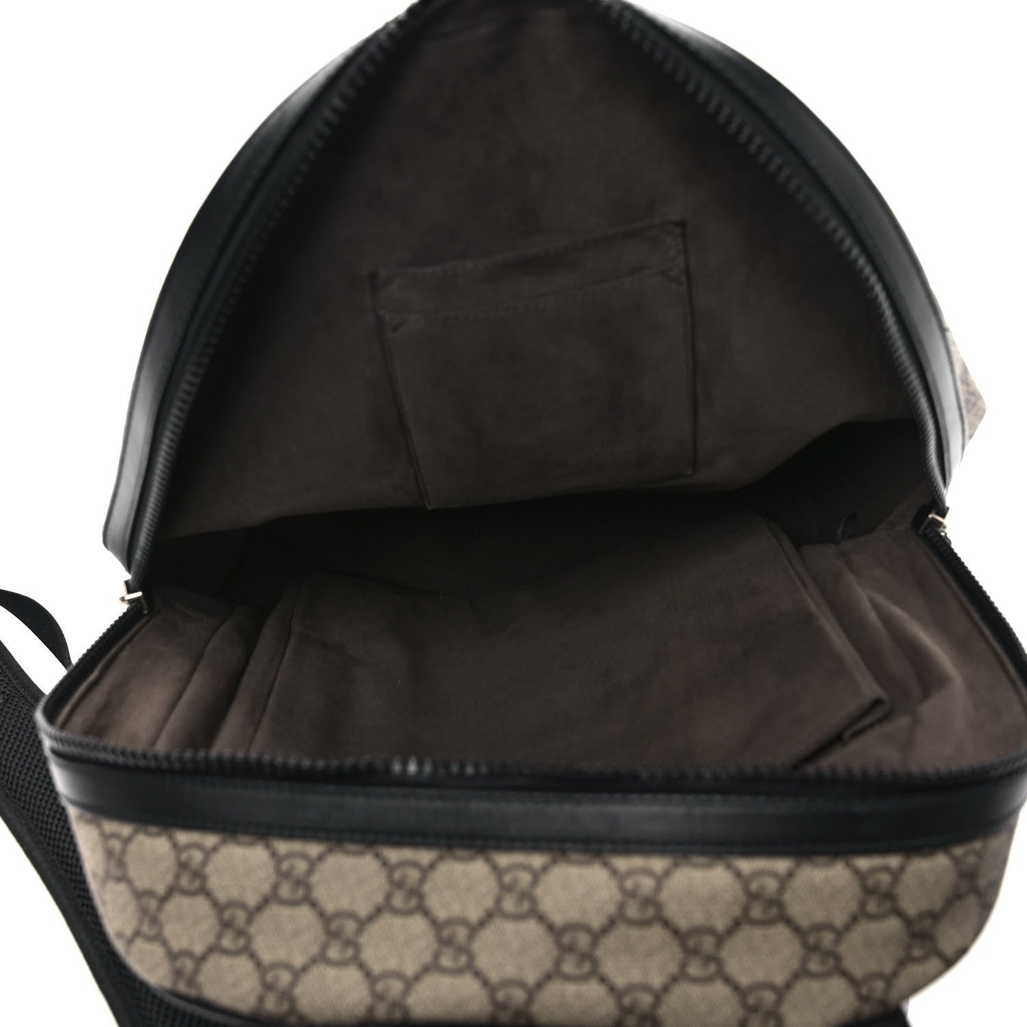 Gucci GG Supreme Monogram Medium Backpack Black 5 of 10