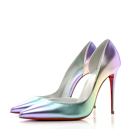 Christian Louboutin Iridescent Nappa Lam Licorne Iriza 100 Pumps 37.5 Multicolor 3 of 7