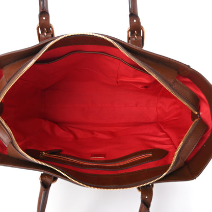 Christian Louboutin Calfskin Farida Shopping Bag Havane 5 of 9