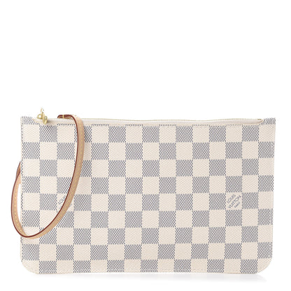 Louis Vuitton Damier Azur Neverfull MM GM Pochette 1 of 5
