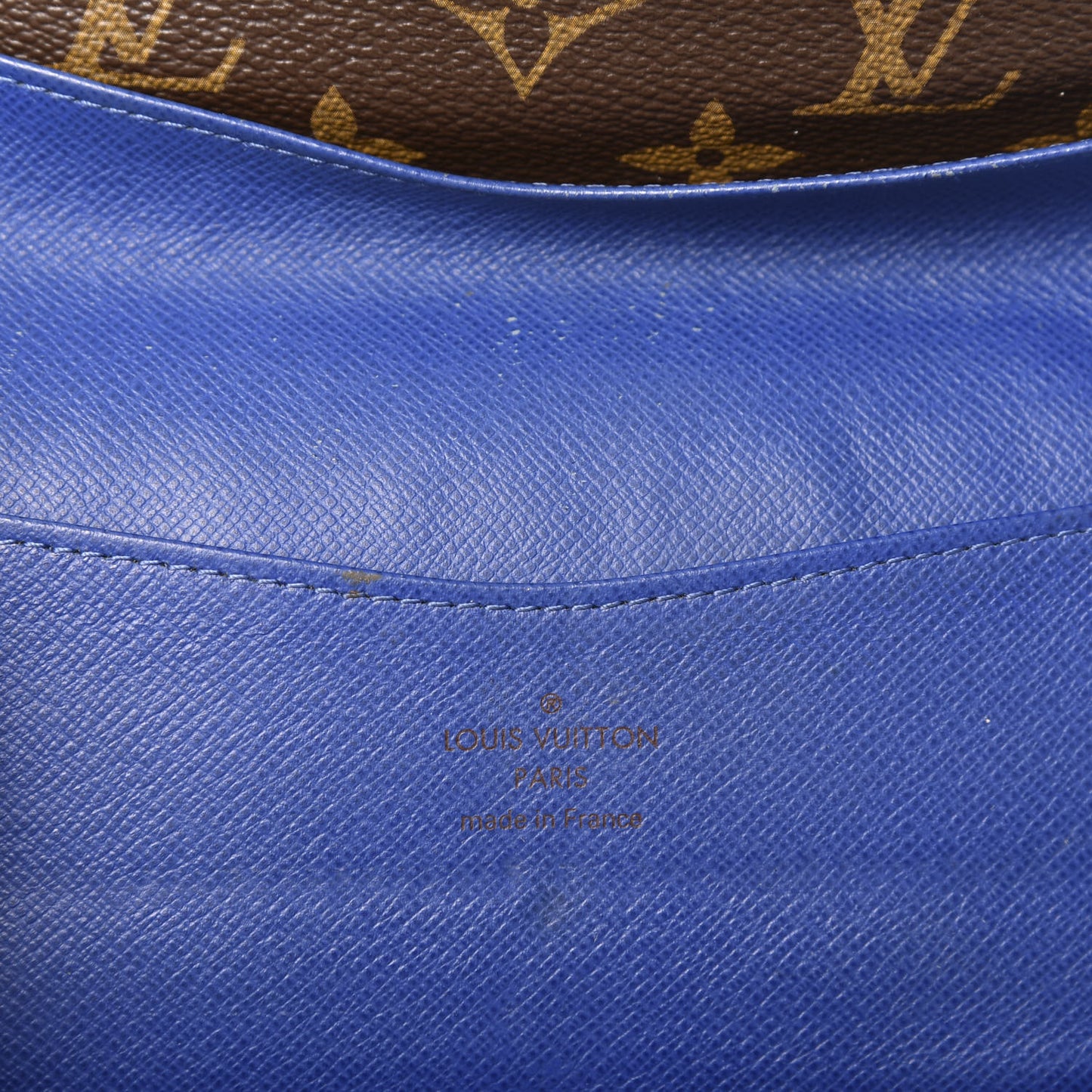 Monogram Josephine Wallet Blue