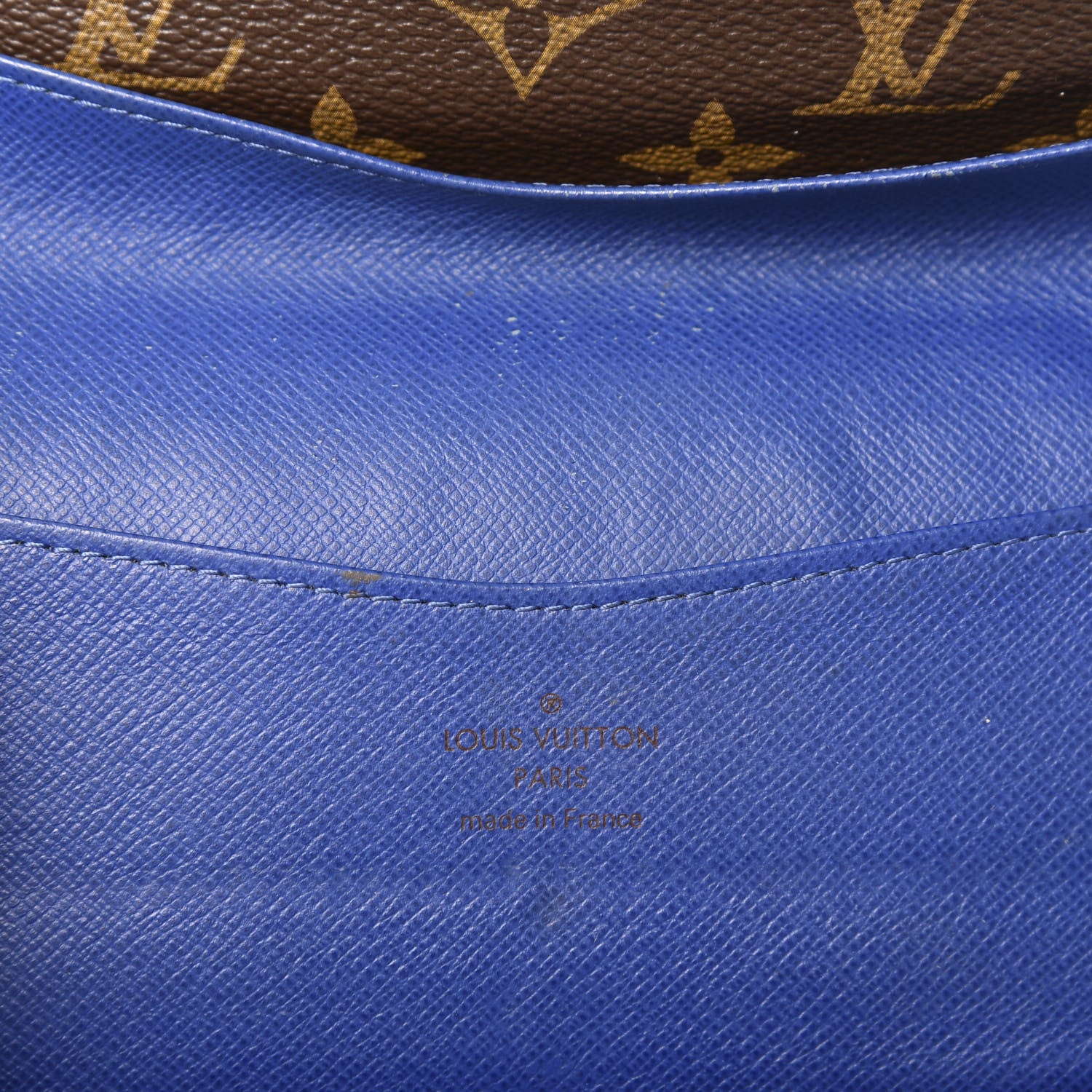 Louis Vuitton Monogram Josephine Wallet Blue 10 of 11