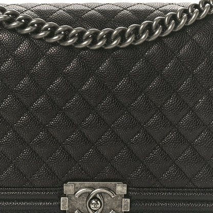 Chanel Caviar Quilted New Medium Boy Flap Black 8 of 10