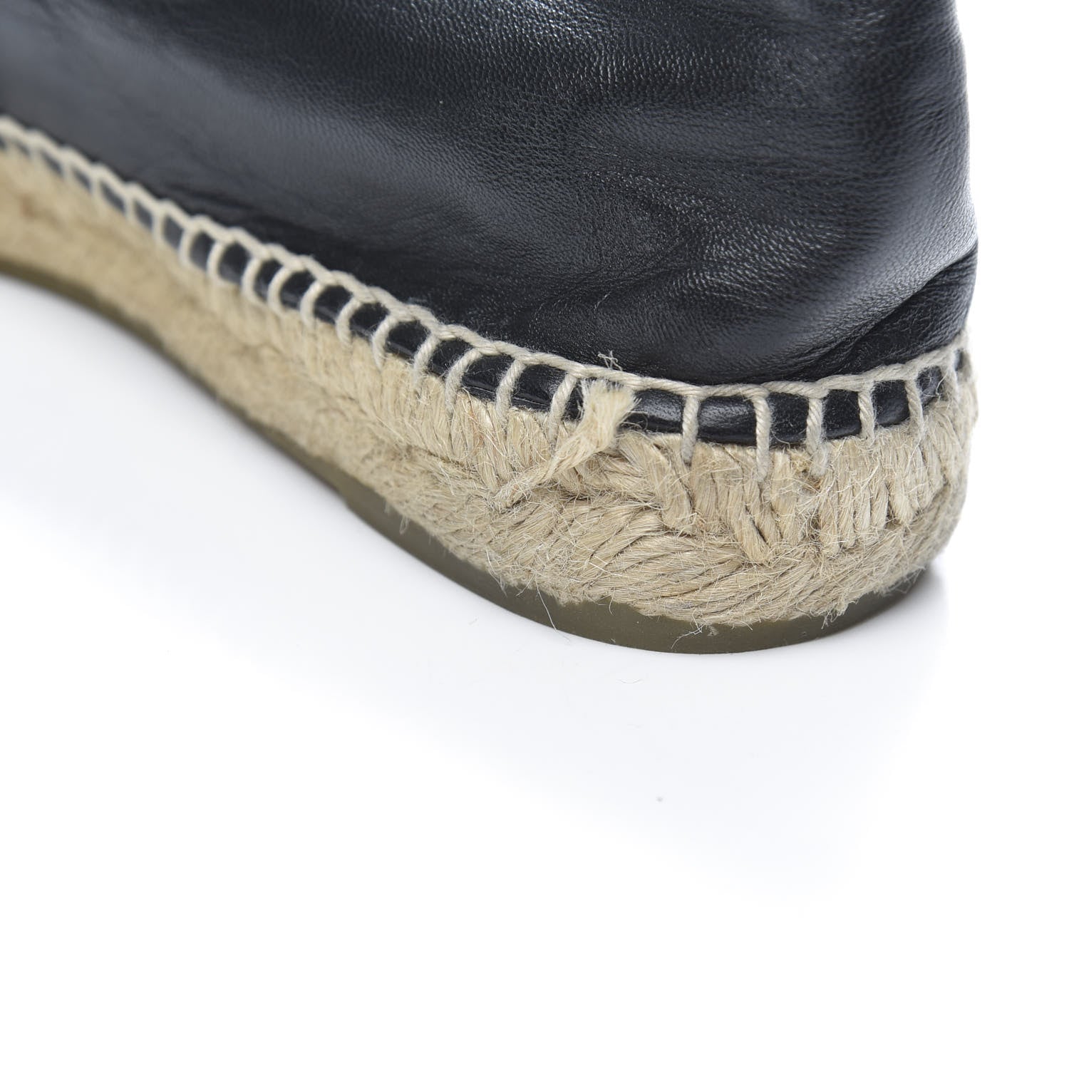 Chanel Lambskin CC Espadrilles 41 Black 11 of 12