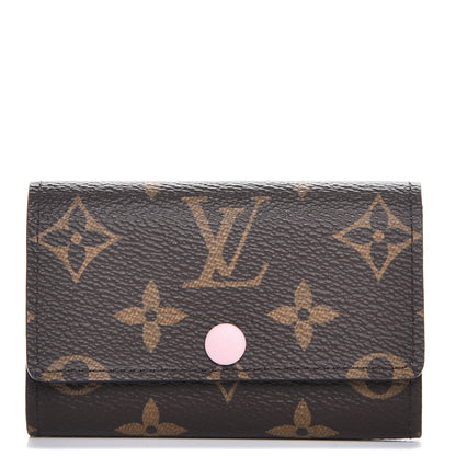 Louis Vuitton Monogram Multicles 6 Key Holder Rose Ballerine 1 of 8