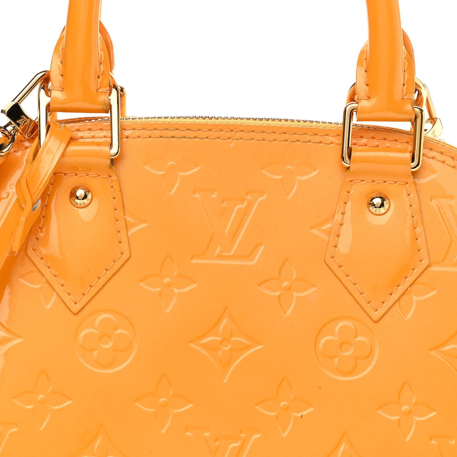 Louis Vuitton Vernis Alma BB Jaune Passion 7 of 12