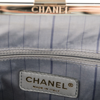 Chanel Glazed Calfskin Quilted Small Mademoiselle Frame Bag Black 6 of 7