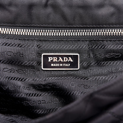 Prada Nylon Tessuto Impuntu Quilted Messenger Black 8 of 12