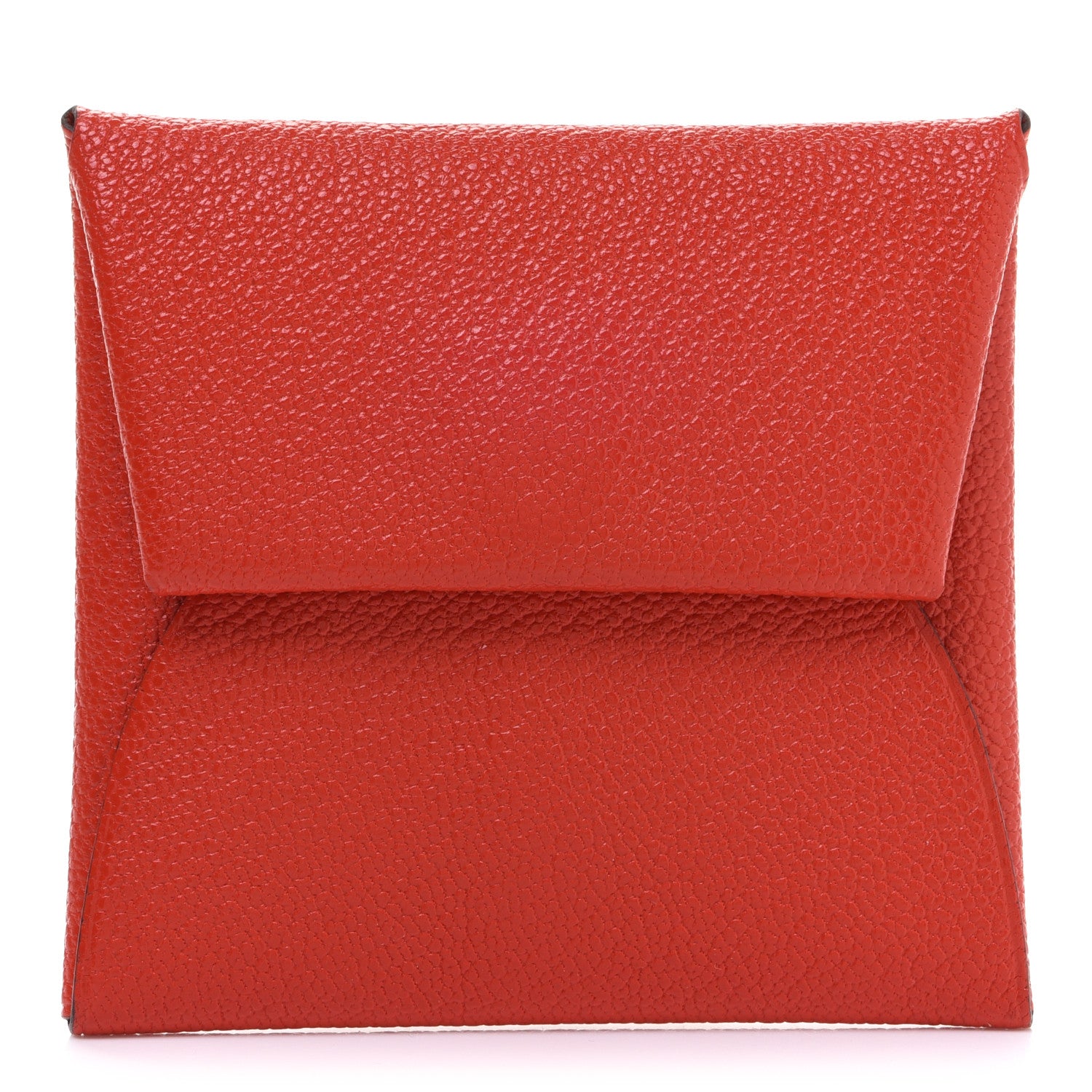 Hermes Chevre Mysore Bastia Coin Purse Capucine 1 of 8