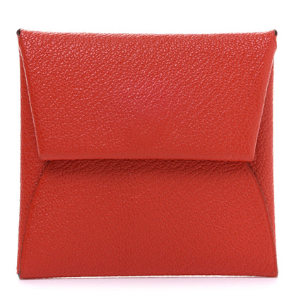 Hermes Chevre Mysore Bastia Coin Purse Capucine 1 of 8
