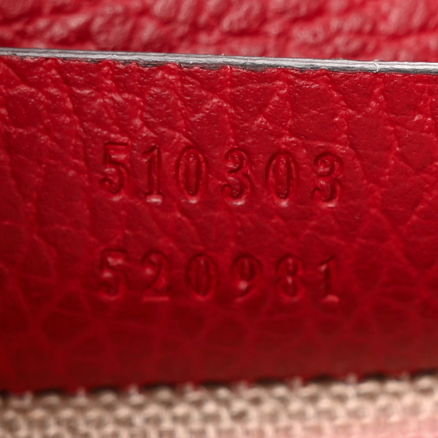 Gucci Dollar Calfskin Interlocking G Shoulder Bag Red 8 of 21
