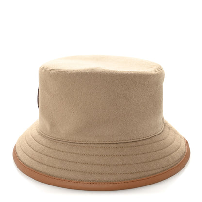 Hermes Cashmere Swift Harper Evelyne Bucket Hat 58 Biscuit Gold 4 of 7