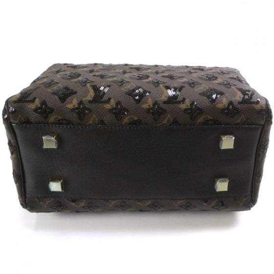 Louis Vuitton Monogram Sequins Eclipse Speedy 28 Black 4 of 8