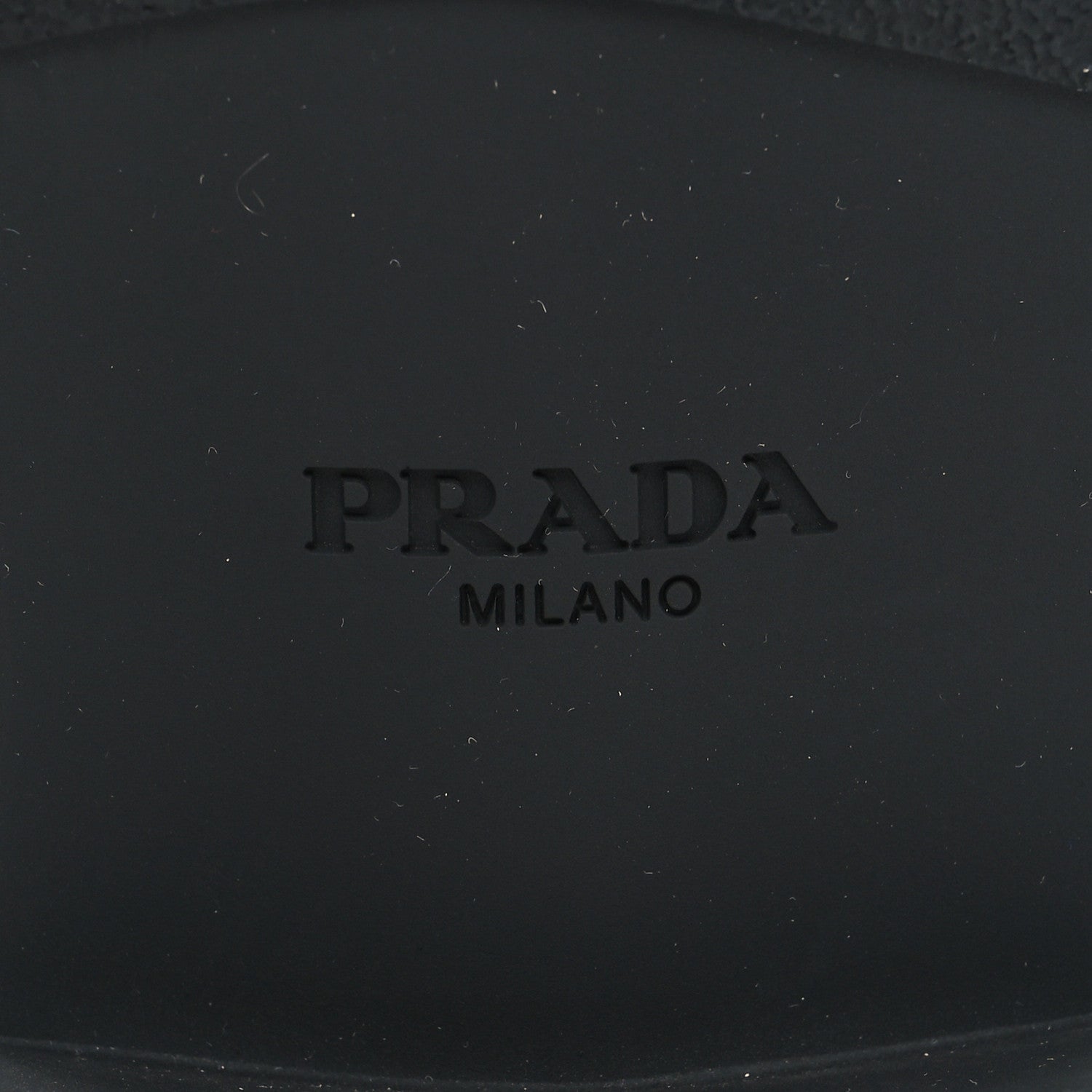 Prada Satin Crystal Metal Triangle Logo 40mm Loafer Mules 39.5 Cristal 7 of 8