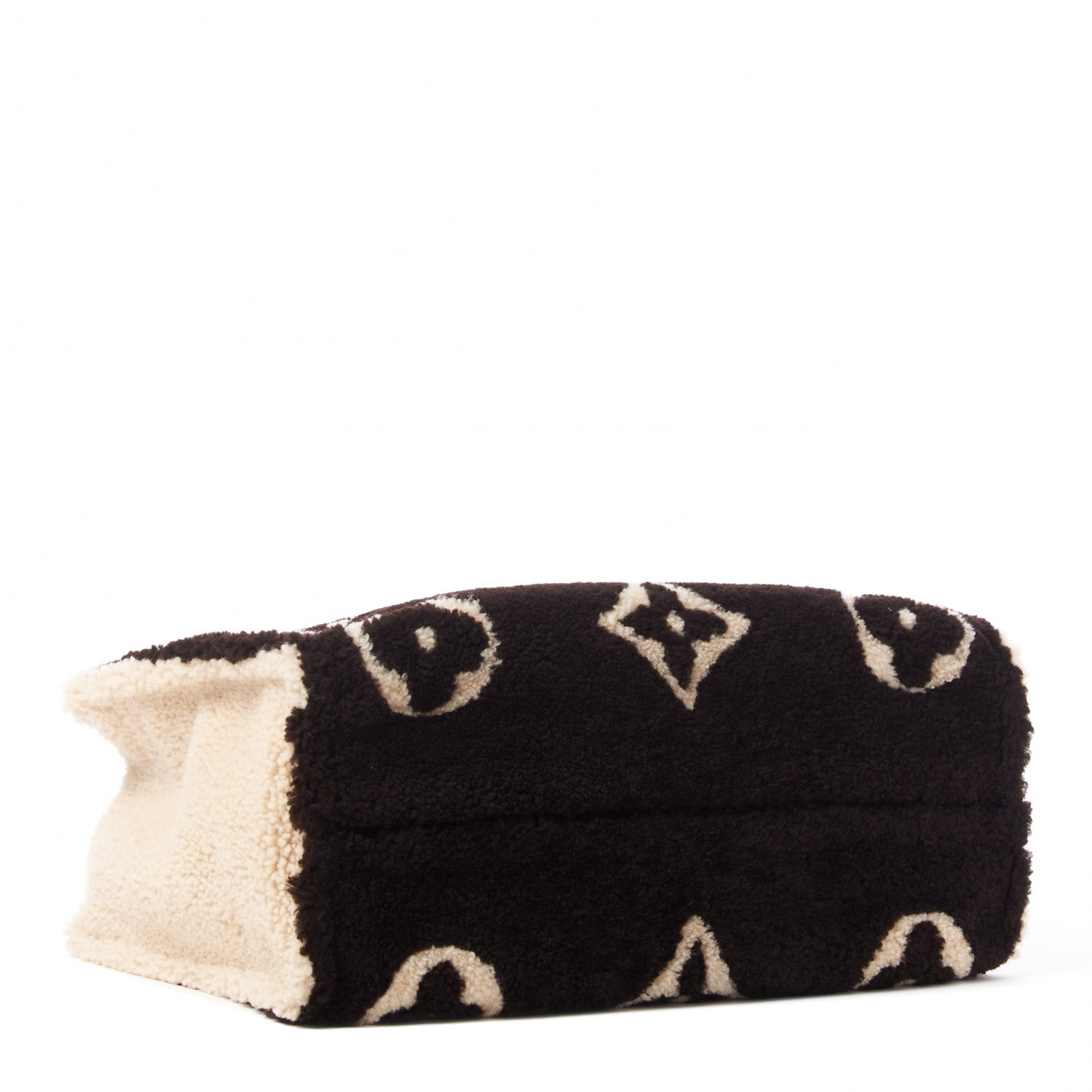 Louis Vuitton Shearling Monogram Giant Teddy Onthego GM Black White 3 of 7