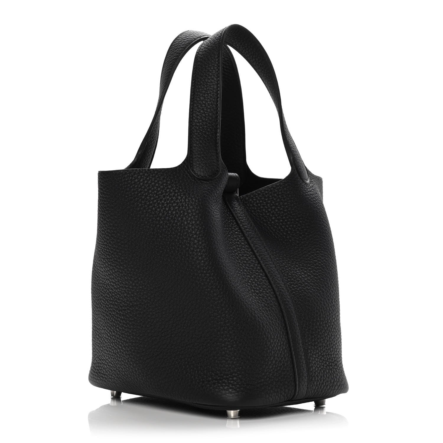 Hermes Taurillon Clemence Picotin Lock 18 PM Black 2 of 8