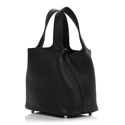 Hermes Taurillon Clemence Picotin Lock 18 PM Black 2 of 8