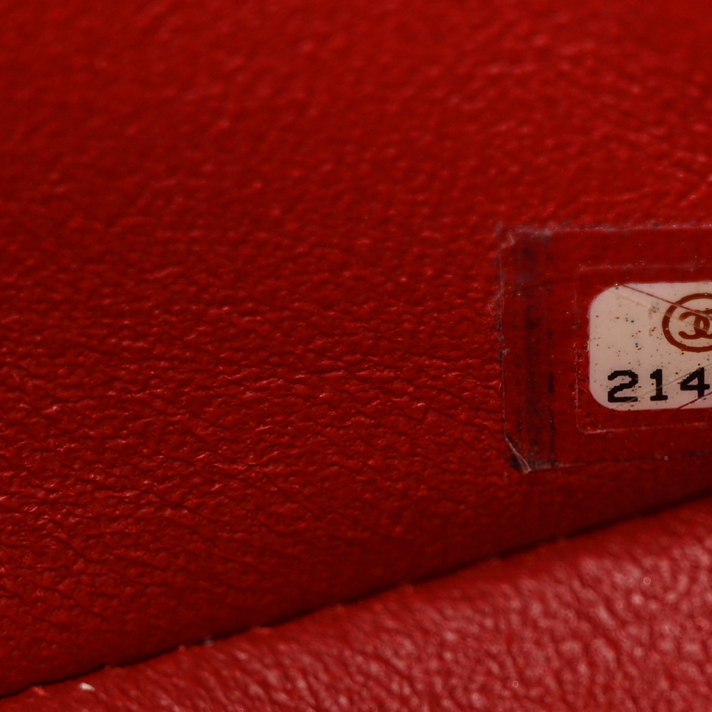 Caviar Quilted Mini Rectangular Flap Red