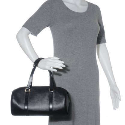 Louis Vuitton Epi Soufflot Black 2 of 7